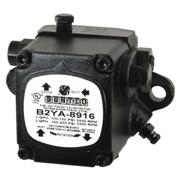 Oil Burner Pump, 3450 rpm, 7gph, 100-200psi
