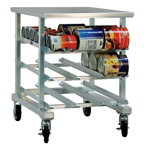 Can Rack, Alum Top, 25W x 35D x 35 in. H