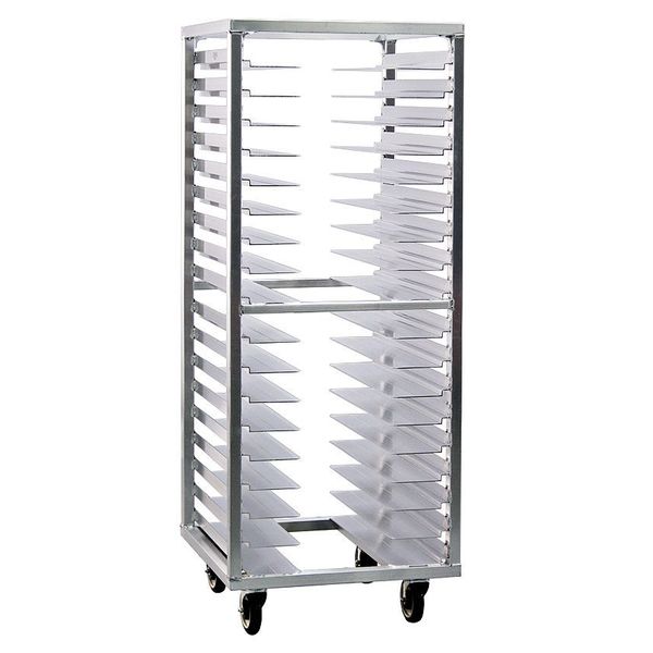 Roll In Stepped Angle Rack, 18 PR Slides
