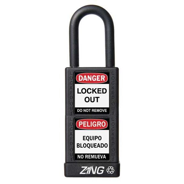 Lockout Padlock, KA, Black, 3
