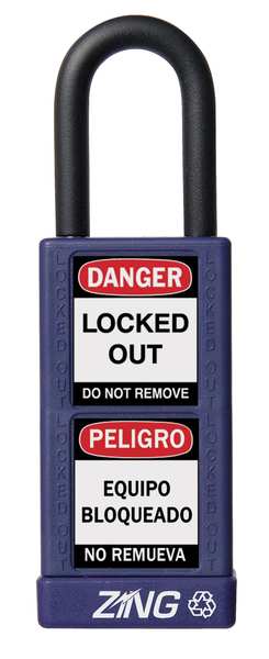 Lockout Padlock, KA, Purple, 3