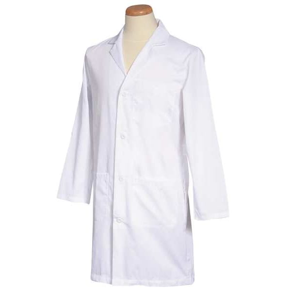 Lab Coat, White, 39-3/4 In. L