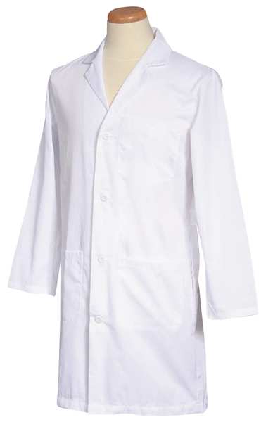Lab Coat, White, 40-1/4 In. L