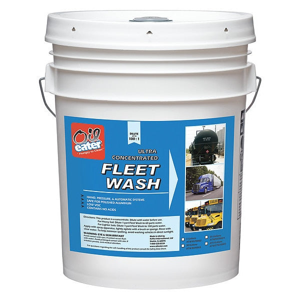5 gal Fleet Wash Concentrate Bucket, Colorless, Pail