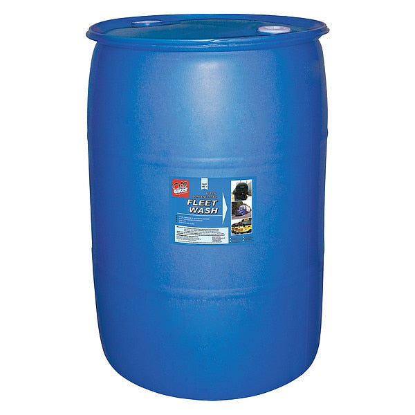55 gal Fleet Wash Concentrate Drum, Colorless, Drum