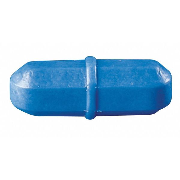 SPINBAR, STIR BAR, PTFE, OCT, BLUE, 3X1/2