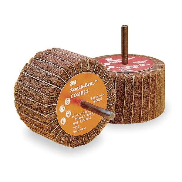 Flap Wheel, Roloc, Interleaf, 2.5x1.25,120G