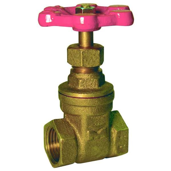 Gate Valve, Brass, 1/4 In, Brass