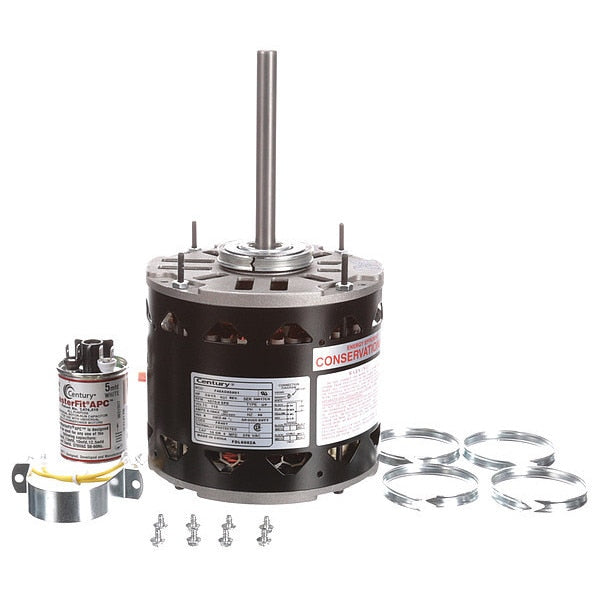 Motor, PSC, 3/4 HP, 1075 RPM, 115V, 48Y, Open