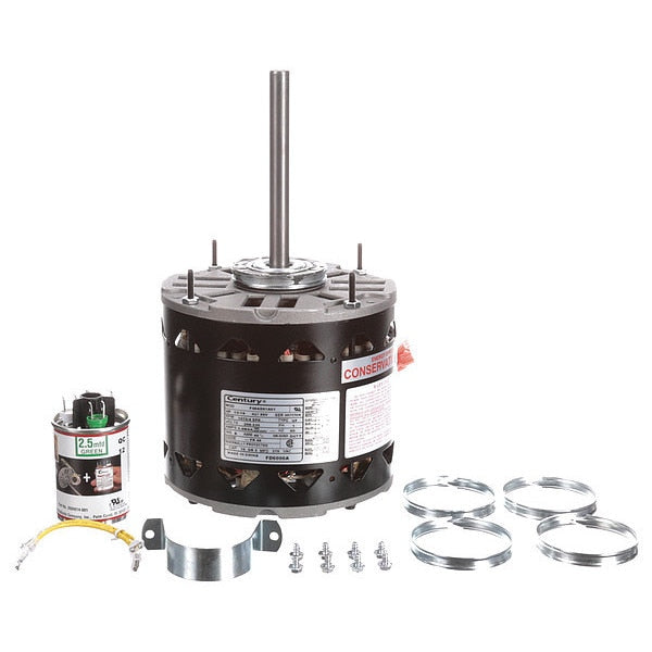 Motor, PSC, 1/2 HP, 1075,208-230V, 48Y, Open