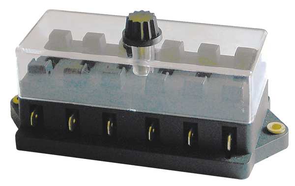 Fuse Block, Black, Copper