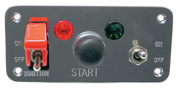 Start/Ignition Accessory Panel, Silver