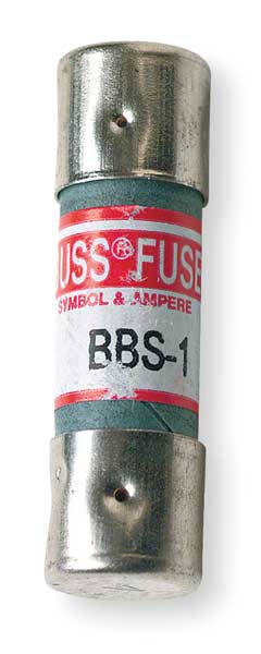 Multimeter Fuse, Fast Acting, 1 A, BBS Series, 600V AC, Not Rated, 1-3/8