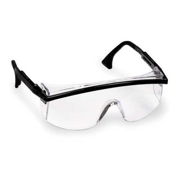 Safety Glasses, Wraparound Clear Polycarbonate Lens, Anti-Fog