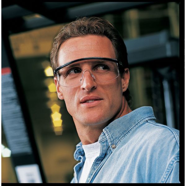 Safety Glasses, Wraparound Shade 5.0 Polycarbonate Lens, Scratch-Resistant