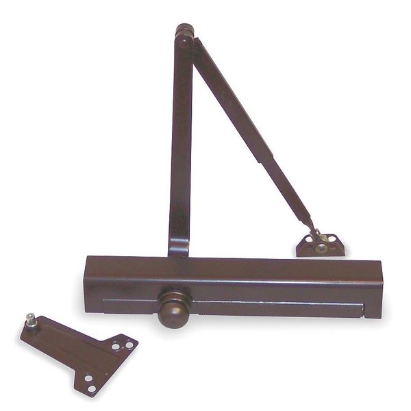 Manual Hydraulic Norton 8000 Door Closer Heavy Duty Interior and Exterior, Dark Bronze