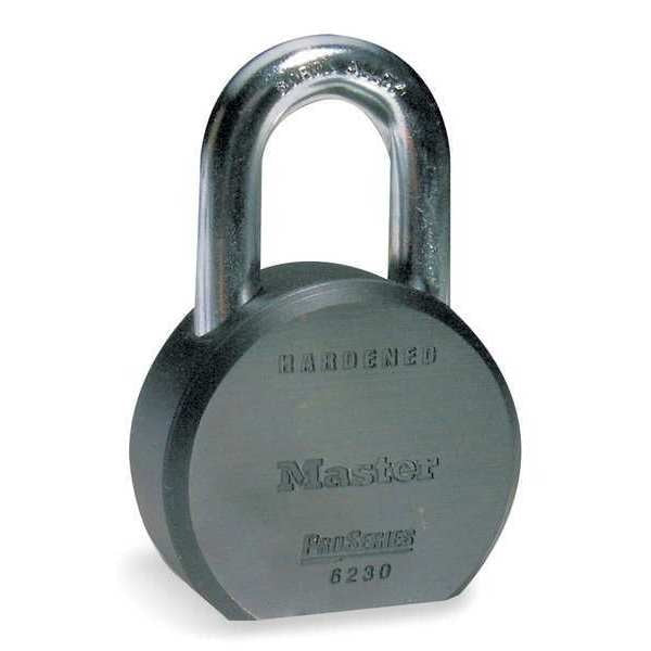 Padlock, Keyed Alike, Standard Shackle, Round Steel Body, Boron Shackle, 7/8 in W