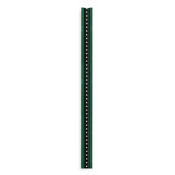 Sign Post, Green, Steel, 10 ft L