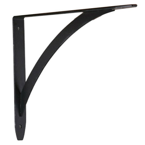 10 IN Black Elegante Shelf Bracket