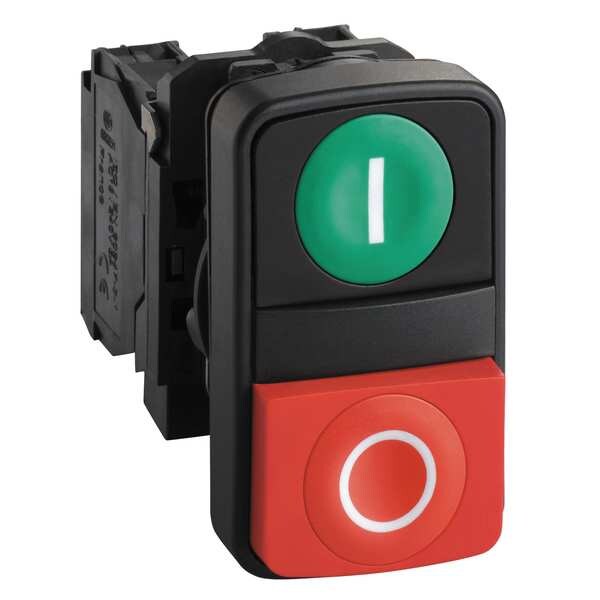 Multihead Operators with Contacts, 22 mm, 1NO/1NC, Rectangular