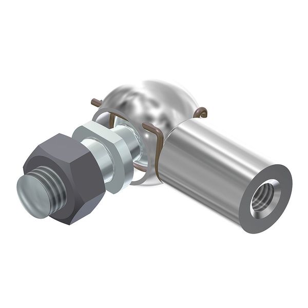 Elbow Joint, 10mm Ball/Sckt 19mm M8 Thd