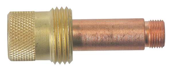 Gas Lens, Copper / Brass, 1/8 In, PK2