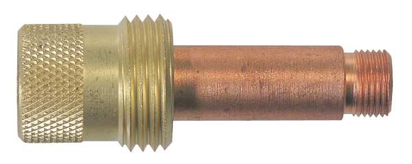 Gas Lens, Copper / Brass, 3/32 In, PK2
