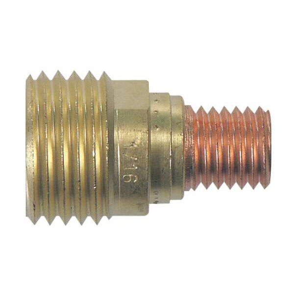 Gas Lens, Copper / Brass, 1/16 In, PK2