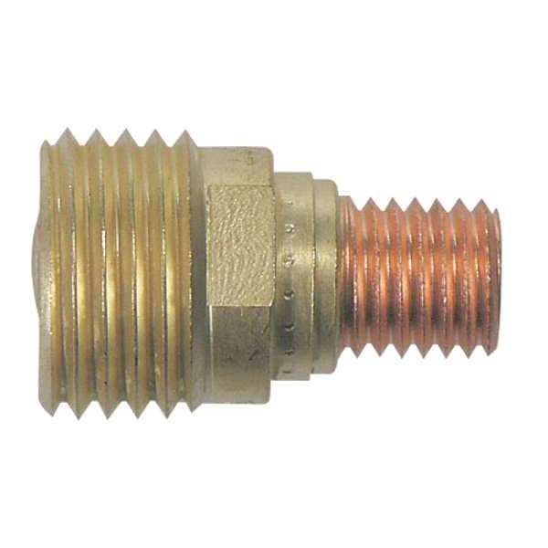 Gas Lens, Copper / Brass, 3/32 In, PK2