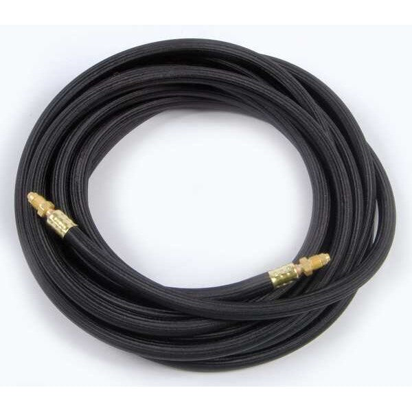 Power Cable, Black Braided Rubber, 25 Ft