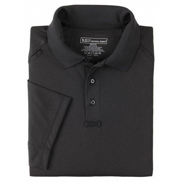 Performance Polo, SS, Black, XS