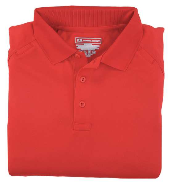 Performance Polo, SS, Red, M