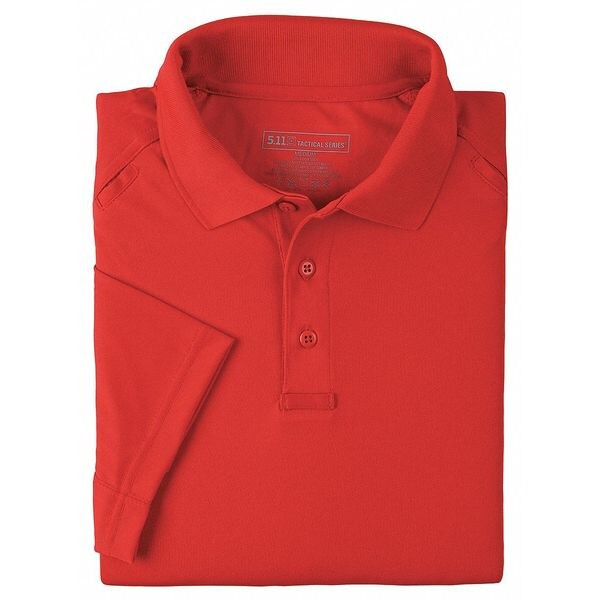 Performance Polo, SS, Red, XS