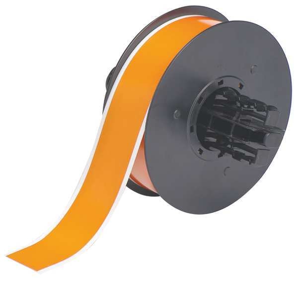 Tape, Orange, Labels/Roll: Continuous