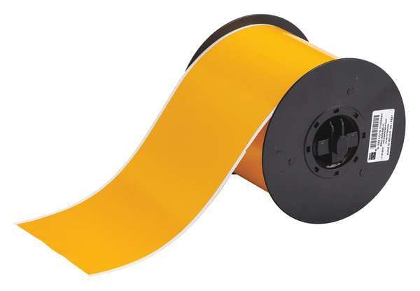 Tape, Yellow, Labels/Roll: Continuous