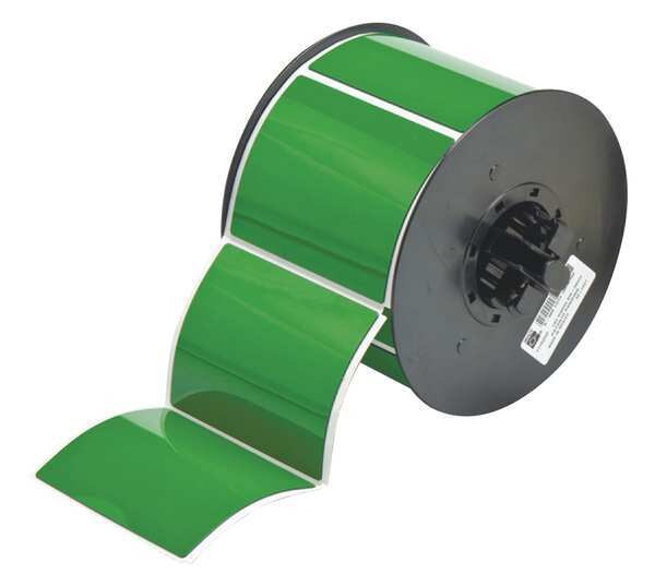 Raised Panel Label, Green, Labels/Roll: 125
