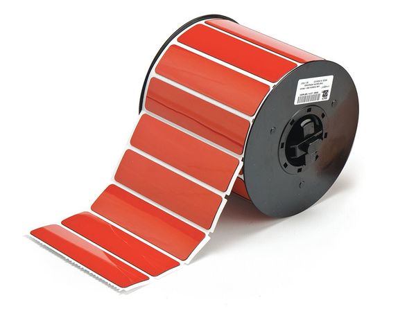 Raised Panel Label, Red, Labels/Roll: 340