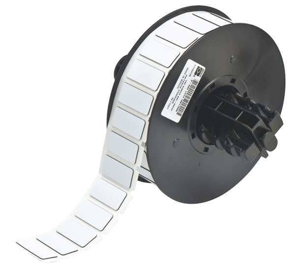 Raised Profile Label, White, 1.060 In.