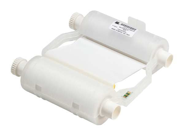 Label Printer Ribbon, B30 Series, White, 4.33 in W x 200 ft L