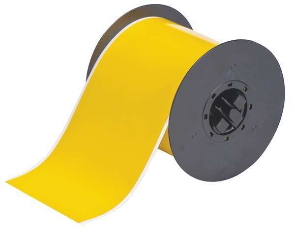 Tape, Yellow, Labels/Roll: Continuous