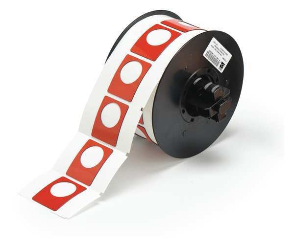 Raised Panel Label, Red, Labels/Roll: 235