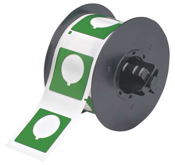 Raised Panel Label, Green, Labels/Roll: 190