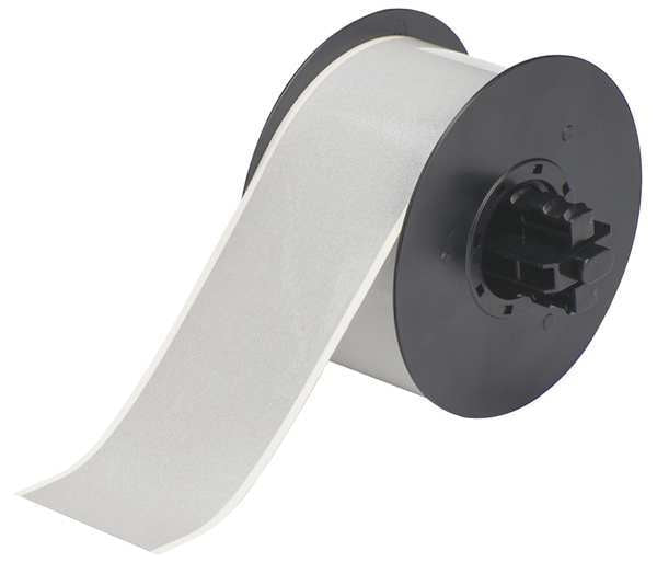 Tape, Silver, Labels/Roll: Continuous