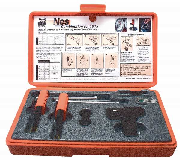 Thread Repair Kit, External 5/32 in to 3/4 in, Internal 5/16 in to 5/8 in, Steel