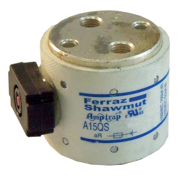 Semiconductor Fuse, Fast Acting, 2,000 A, A15QS Series, 150V AC, 150V DC, 1-7/8