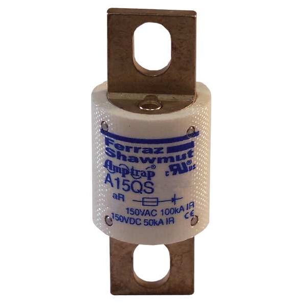 Semiconductor Fuse, High Speed, 200A, A15QS Series, 150V AC, 150V DC, 2-3/4 in L x 1-1/8 in dia