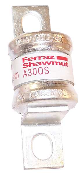 Semiconductor Fuse, Fast Acting, 75 A, A30QS-L Series, 300V AC, 300V DC, 3-1/8