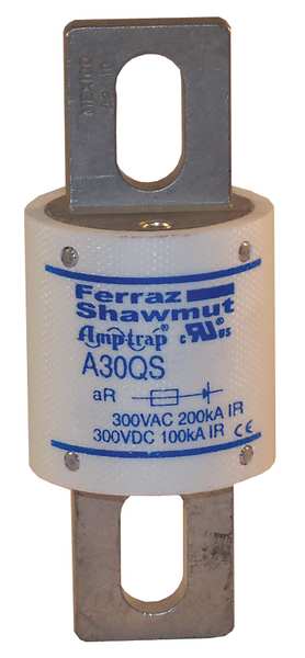 Semiconductor Fuse, Fast Acting, 300 A, A30QS Series, 300V AC, 300V DC, 3-27/32