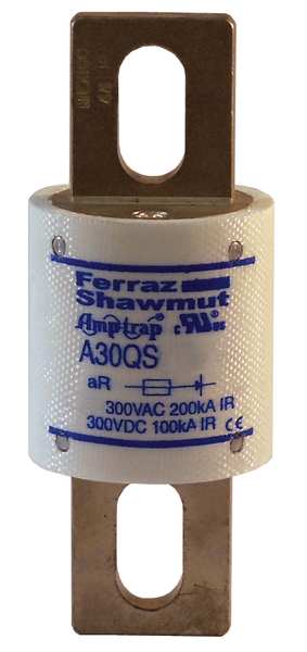 Semiconductor Fuse, Fast Acting, 800 A, A30QS Series, 300V AC, 300V DC, 2-5/8