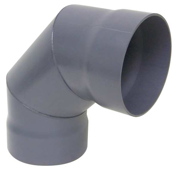 90 Degree Elbow, 14 in Duct Dia, Type I PVC, 17